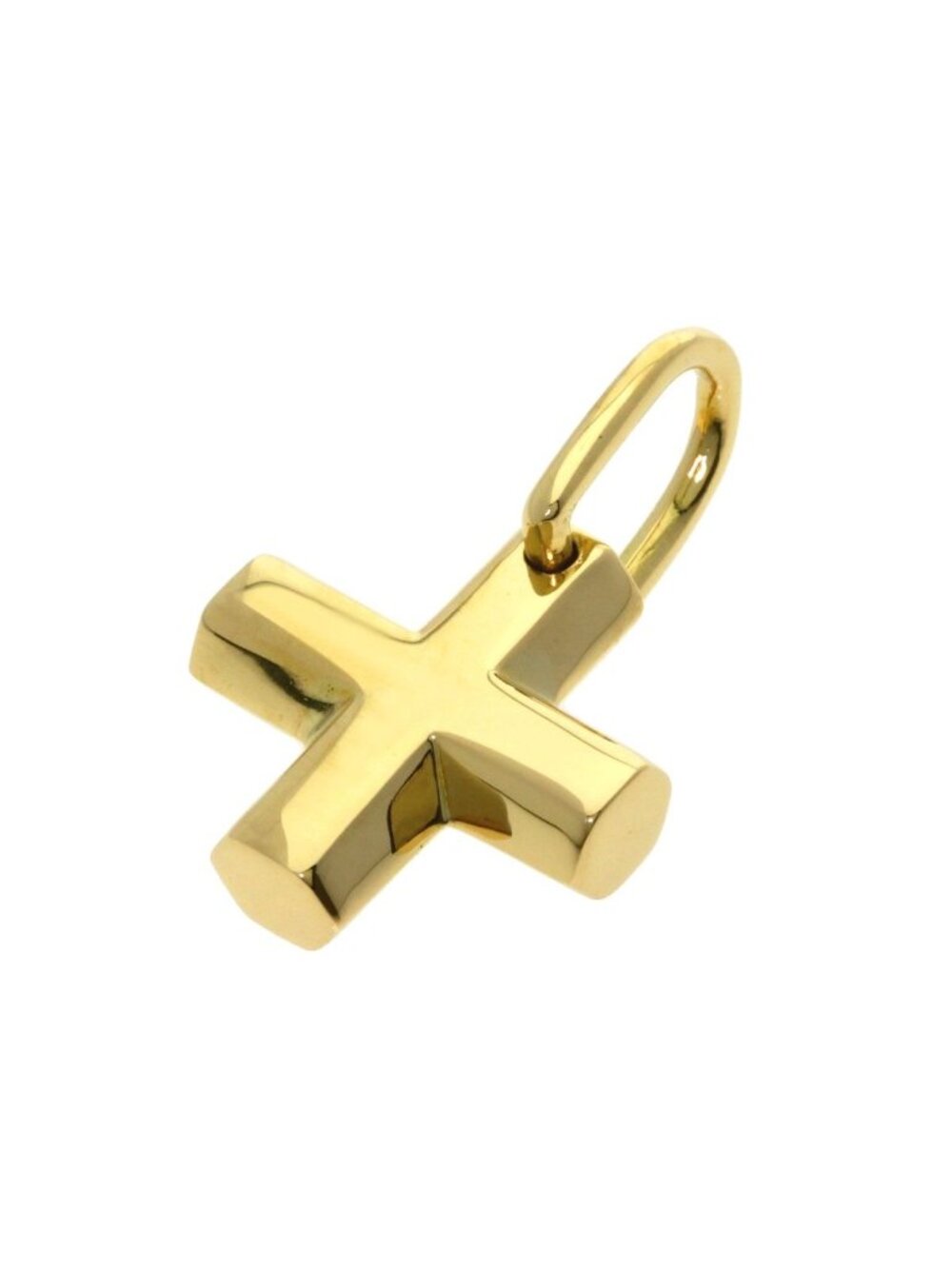 Bvlgari Greek Cross Pendant 18K Yellow Gold